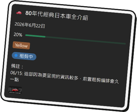 建立專案儀表板